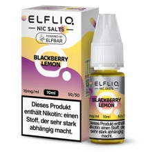 ELFLIQ Blackberry Lemon Liquid 10ml Nikotinsalz