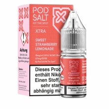 Pod Salt X Sweet Strawberry Lemonade Liquid 10ml