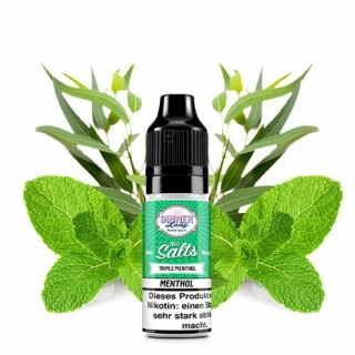 Dinner Lady Triple Menthol Liquid 10ml 20mg/ml Nikotinsalz