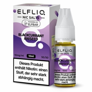 ELFLIQ Blackcurrant Aniseed Liquid 10ml 10mg/ml Nikotinsalz