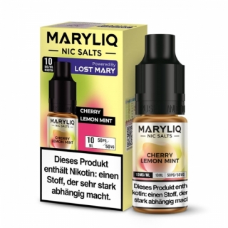 MARYLIQ Cherry Lemon Mint Liquid 10ml