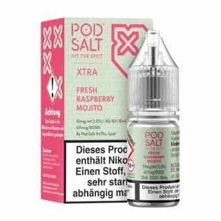 Pod Salt X Fresh Rasperry Mojito Liquid 10ml