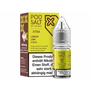 Pod Salt X Lemon Lime Cola Liquid 10ml Nikotinsalz