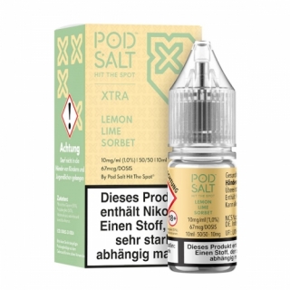 Pod Salt X Lemon Lime Sorbet Liquid 10ml