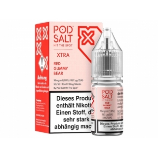 Pod Salt X Red Gummy Bear Liquid 10ml Nikotinsalz