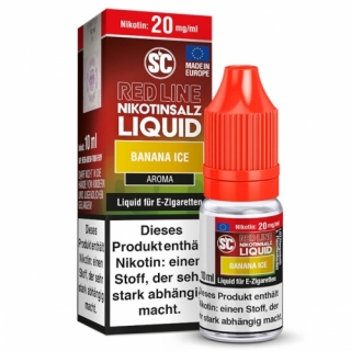 SC Liquid Red Line - Banana Ice Liquid 10ml 10mg/ml Nikotinsalz