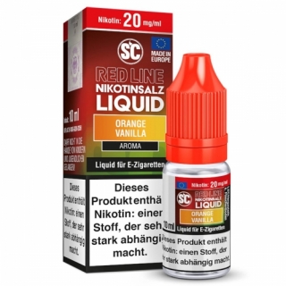 SC Liquid Red Line - Orange Vanilla Liquid 10ml 10mg/ml Nikotinsalz