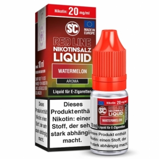 SC Liquid Red Line - Watermelon Liquid 10ml 10mg/ml Nikotinsalz